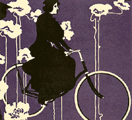 Fragment plakatu 'Victor Bicycles' (13 KB)