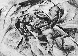 Umberto Boccioni: Dynamizm cyklisty - 1913 (19 KB)