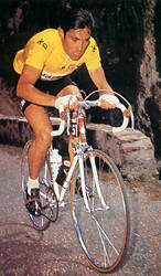 Eddy Merckx w żółtym trykocie (13 KB)